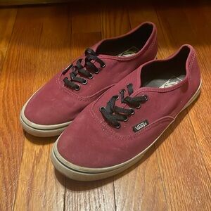 Vans maroon size 7.5